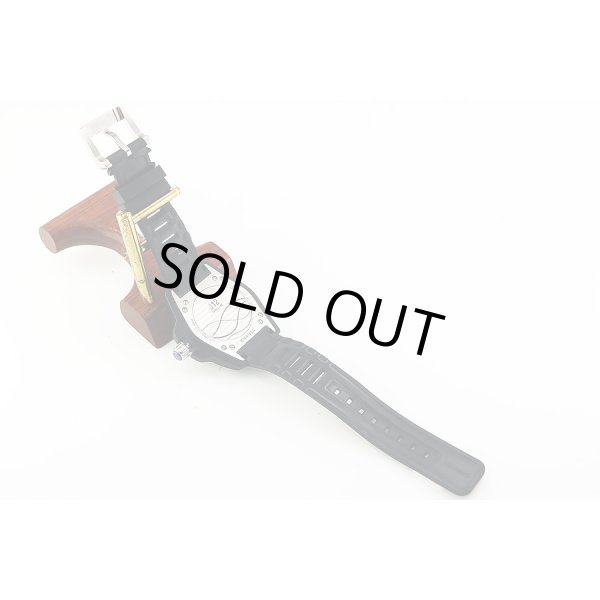 シャネル　Ｊ１２　マリーン３８　Ｈ２５６１　紺文字盤　ラバーベルト状態　裏面