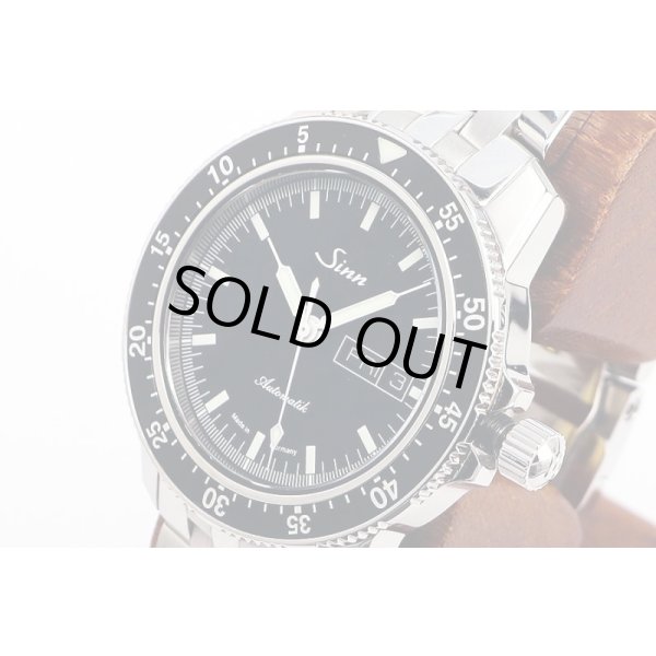 ジン　パイロットウォッチ　１０４　ＳＴ．ＳＡ　黒文字盤　サイド拡大