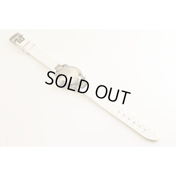 ショパール　ハッピースポーツ　８５７０　白文字盤　ラバーベルト状態　裏面