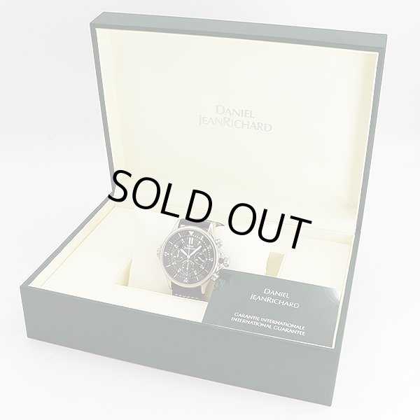 ジャンリシャール　クロノスコープ　２５０２０　黒文字盤　箱・保証書