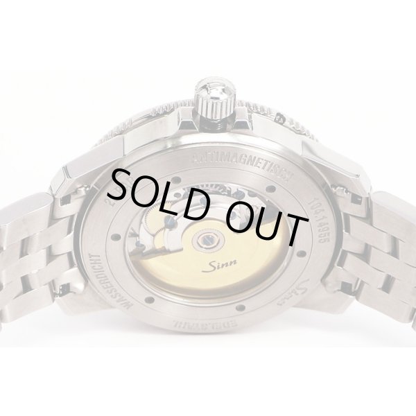 ジン　パイロットウォッチ　１０４　ＳＴ．ＳＡ　黒文字盤　裏面拡大