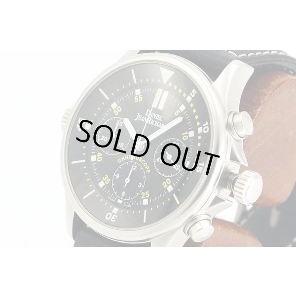 ジャンリシャール　クロノスコープ　２５０２０　黒文字盤　サイド拡大