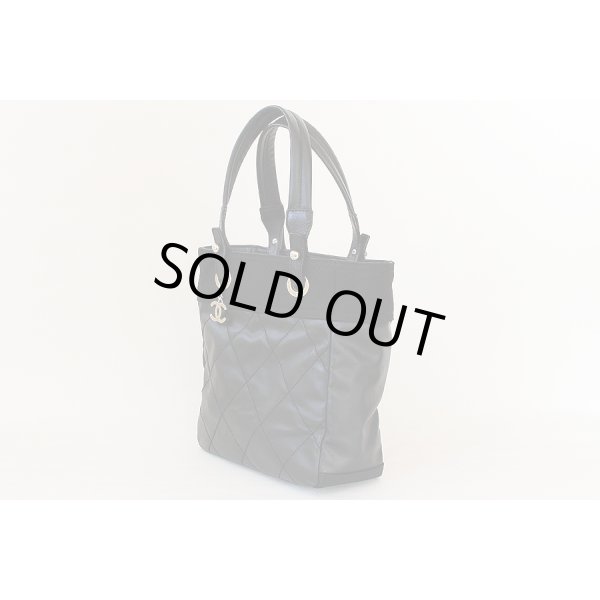 シャネル　パリビアリッツ トートPM A34208 ブラック　サイド