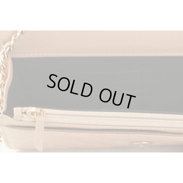 シャネル　CCフィリグリー チェーンウォレット ベージュ／ブラック　カードケース