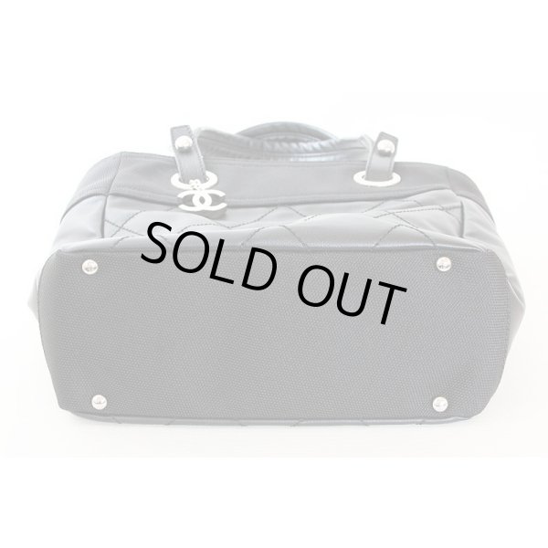 シャネル　パリビアリッツ トートPM A34208 ブラック　底