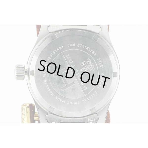 ハミルトン　カーキ　Ｈ６４８１１０　青文字盤　裏面拡大