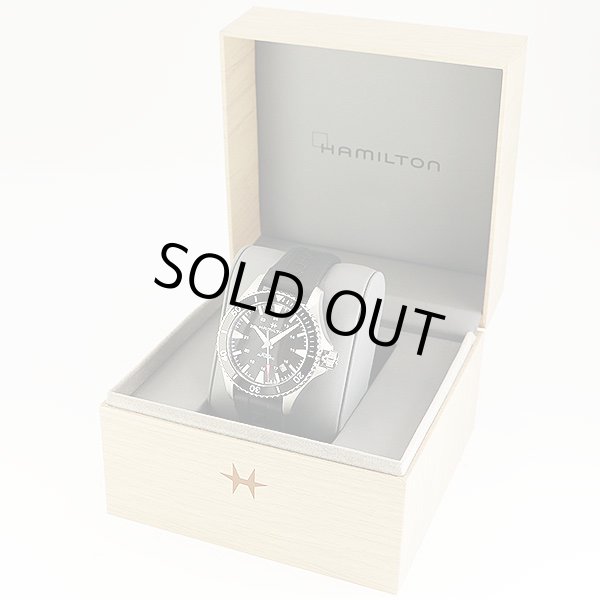 ハミルトン　カーキ　ネイビースキューバ　Ｈ８２３３５０　黒文字盤　箱