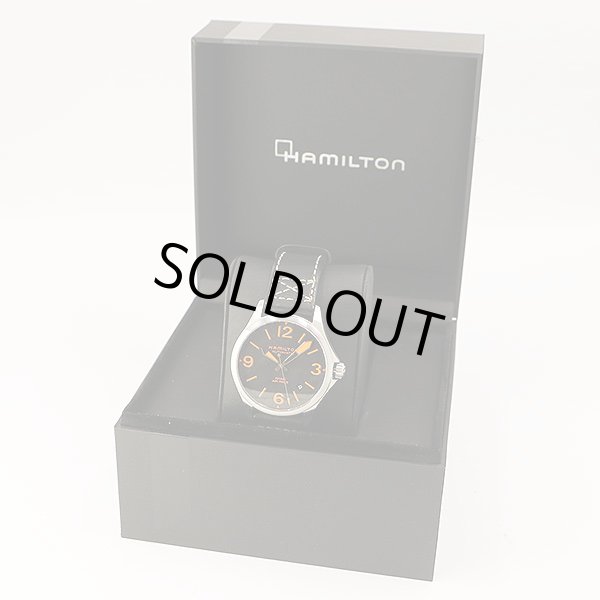 ハミルトン　カーキ　エアレース　Ｈ７６２３５０　黒文字盤　オレンジインデックス　箱