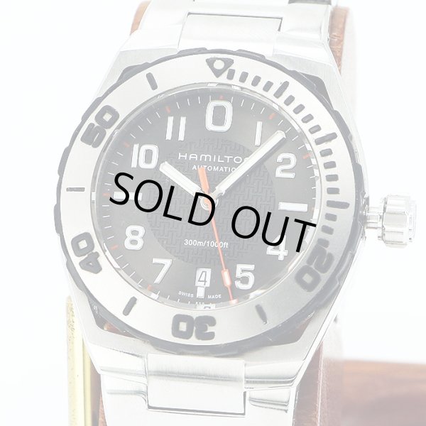ハミルトン　カーキ　ネイビーサブ　Ｈ７８６１５０　黒文字盤
