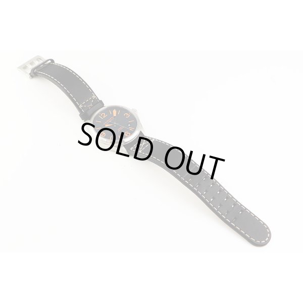 ハミルトン　カーキ　エアレース　Ｈ７６２３５０　黒文字盤　オレンジインデックス　革ベルト状態　表面