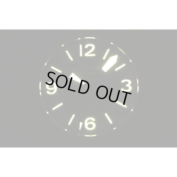 ハミルトン　カーキ　エアレース　Ｈ７６２３５０　黒文字盤　オレンジインデックス　ライト暗闇