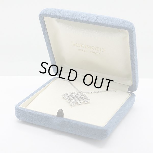 ミキモト　K18WG サファイアダイアイリペンダントネックレス 1.70ct 0.87ct 6.90g　箱イメージ(2)