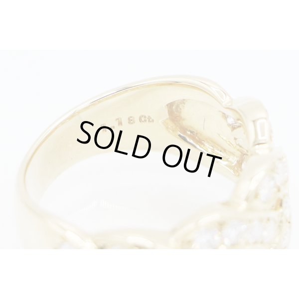 ミキモト　K18 ダイアイリリング 1.18ct 7.50g　刻印(2)