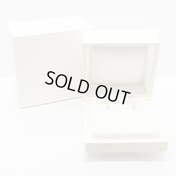 ミキモト　K18WG パールイリピアス 5.0mmUP 1.40g　ケース