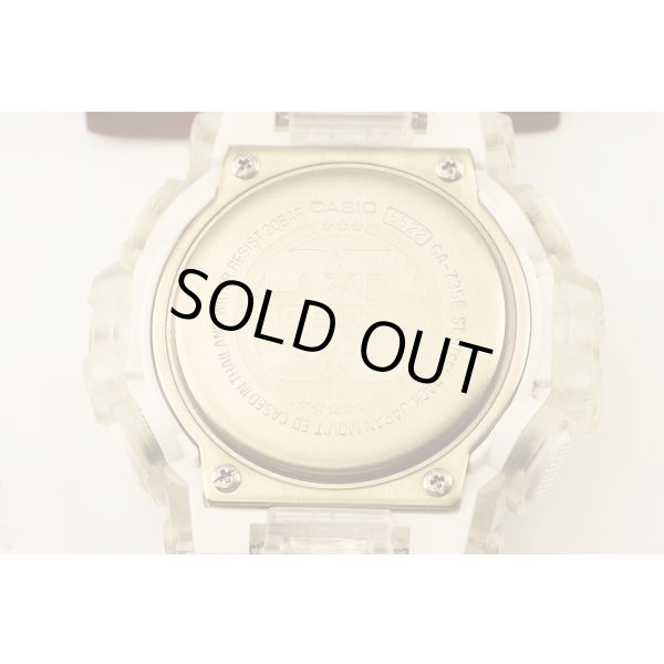 カシオ　Ｇショック　ＧＡ－７３５Ｅ　５５２２　デジアナ金文字盤　裏面拡大