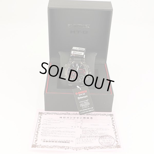 カシオ　Ｇショック　ＭＴＧ－Ｂ２０００ＹＢＤ　５６３６　黒文字盤　一部赤　箱・保証書