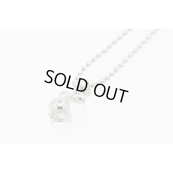 星の砂　PT850/900 ダイアイリペンダントネックレス 0.26ct 2.90g　裏面