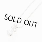 画像: 星の砂 PT850/900 ダイアイリペンダントネックレス 0.26ct 2.90g
