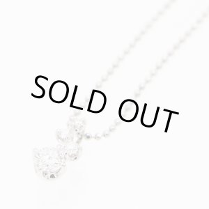 画像: 星の砂 PT850/900 ダイアイリペンダントネックレス 0.26ct 2.90g