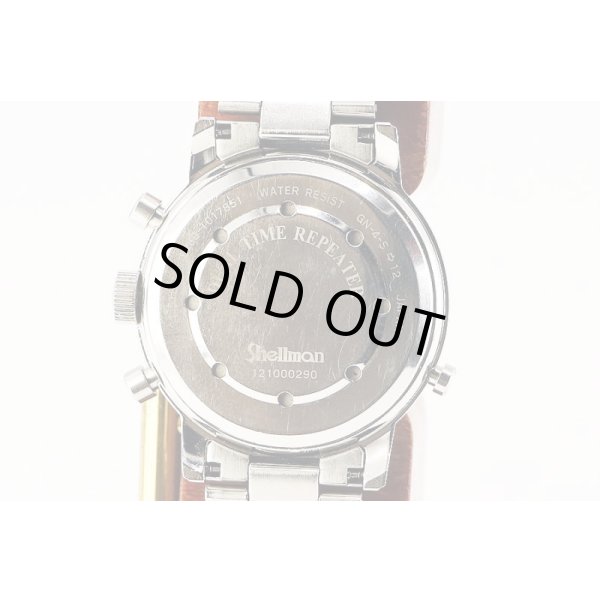 シェルマン　グランドコンプリケーション　黒文字盤　裏面拡大