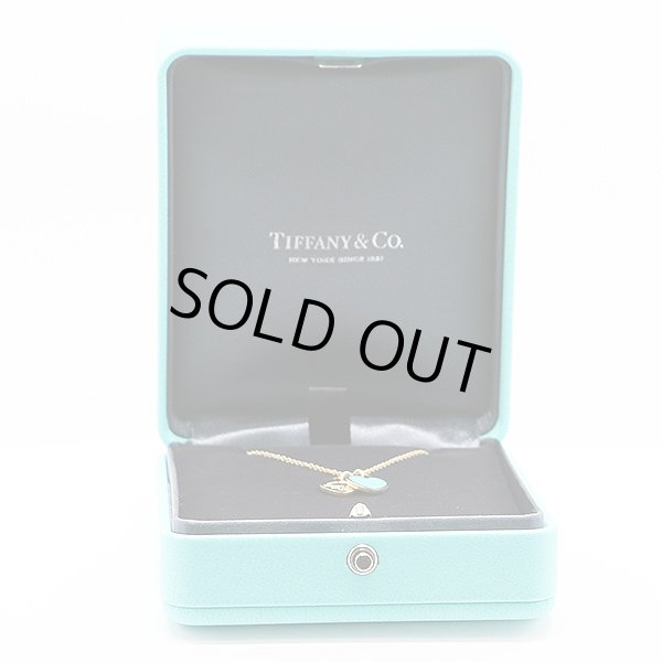 ティファニー　750YG ミニダブルハートタグペンダントネックレス 4.00g　ケース