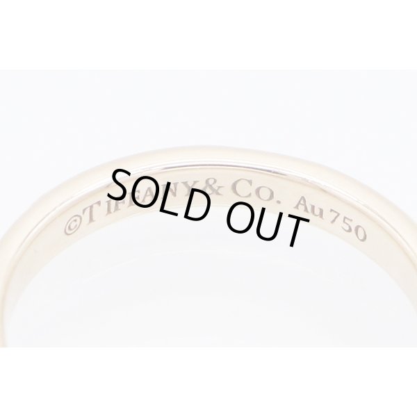 ティファニー　750PG トゥルー ダイアイリバンドリング 3.30g　刻印