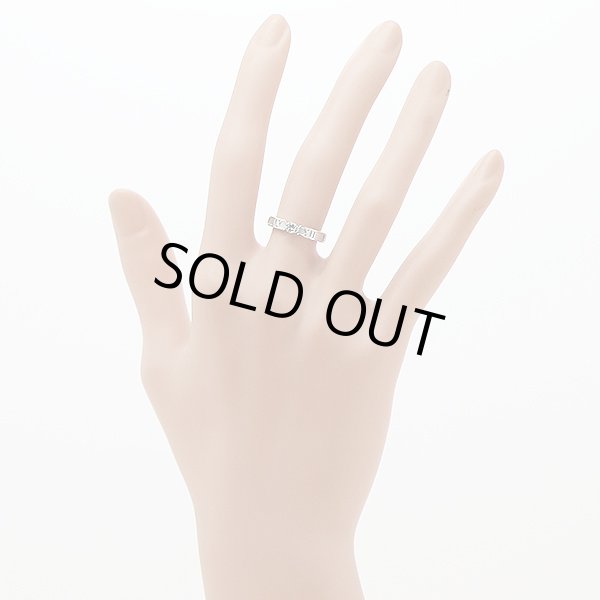 ティファニー　750WG アトラス1Pダイアイリリング 2.80g　装着イメージ