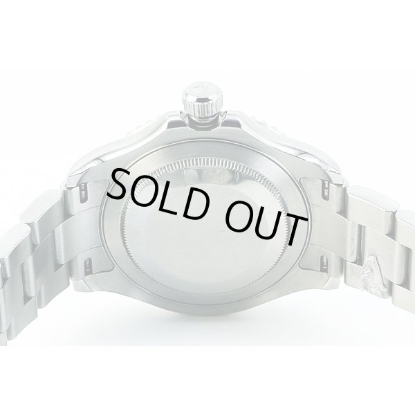 ロレックス　１６６２２　ヨットマスターロレジウム　Ｍ番（０８年）銀文字盤　裏面拡大