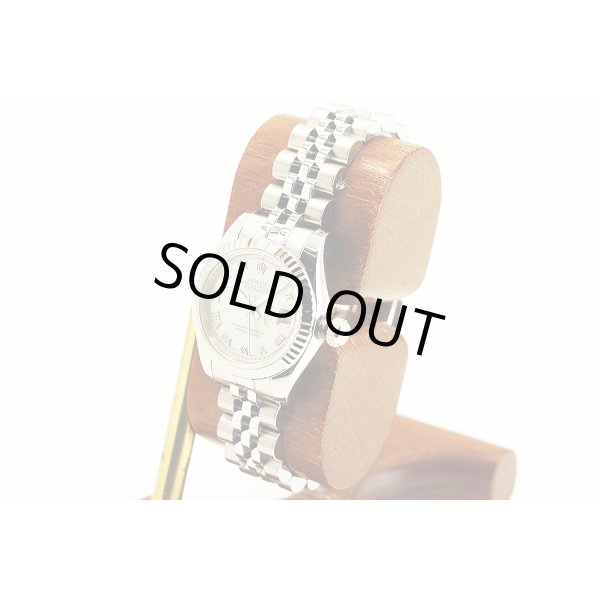 ロレックス　１７９１７４　Ｍ番（０８年）　銀ローマ文字盤　サイド