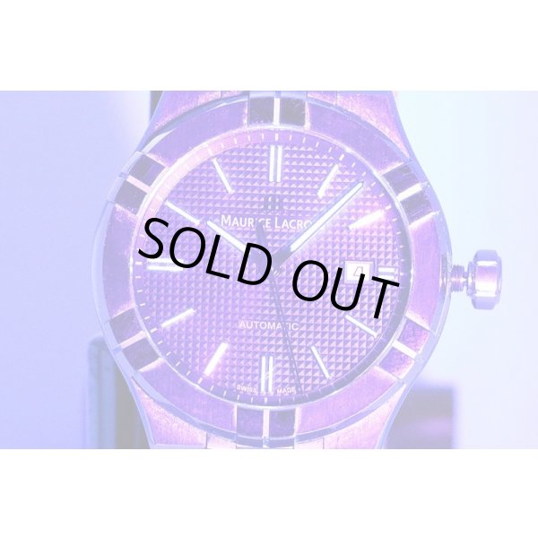 モーリス・ラクロア　アイコン　ＡＩ６００８　紺文字盤　ライト