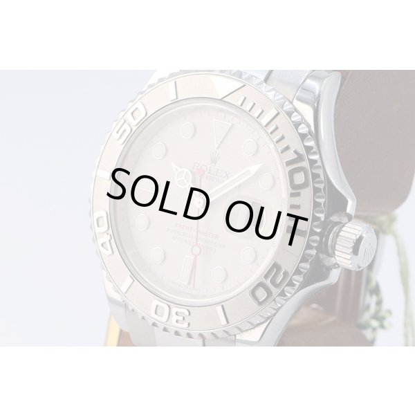 ロレックス　１６６２２　ヨットマスターロレジウム　Ｍ番（０８年）銀文字盤　サイド拡大