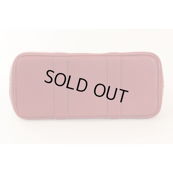 エルメス　ガーデンパーティTPM アイボリー／ダークブラウン／ルージュ　底