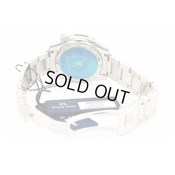 グランドセイコー　ＳＢＧＮ０２７ＧＭＴ　９Ｆ８６－０ＡＫ０　黒文字盤　ブレス