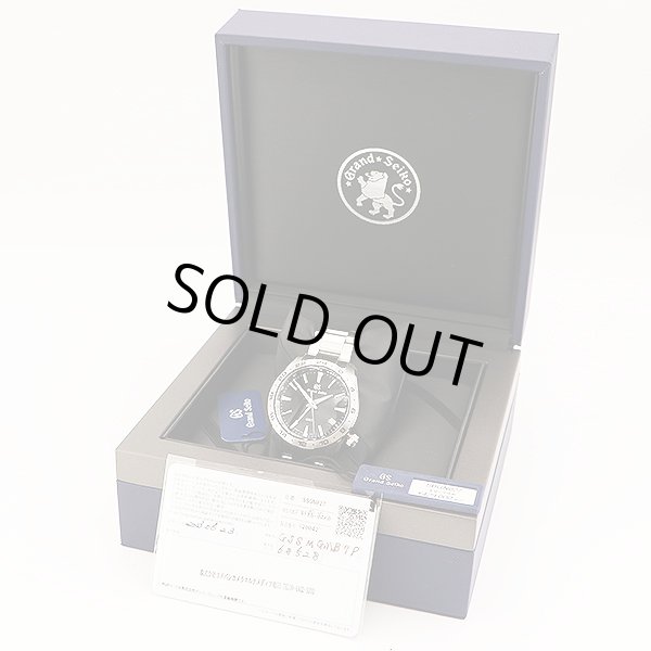 グランドセイコー　ＳＢＧＮ０２７ＧＭＴ　９Ｆ８６－０ＡＫ０　黒文字盤　箱