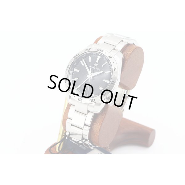 グランドセイコー　ＳＢＧＮ０２７ＧＭＴ　９Ｆ８６－０ＡＫ０　黒文字盤　サイド