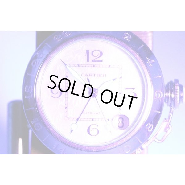 カルティエ　パシャＣ　メリディアン　２６９８　白シェル文字盤　ライト