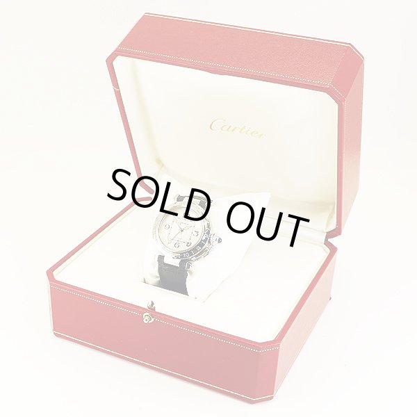 カルティエ　パシャＣ　メリディアン　２６９８　白シェル文字盤　箱