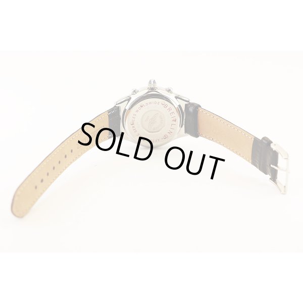 ブライトリング　クロノコクピット　Ａ３００１２　黒文字盤　革ベルト