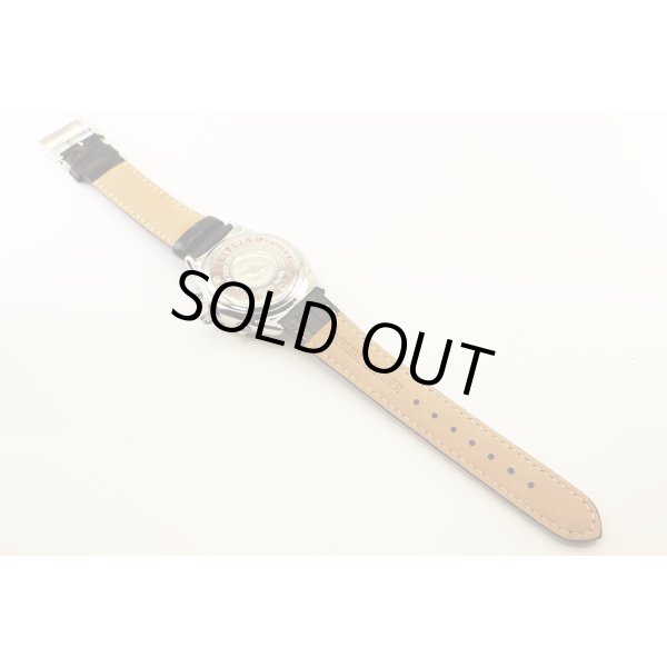 ブライトリング　クロノコクピット　Ａ３００１２　黒文字盤　革ベルト状態　裏面