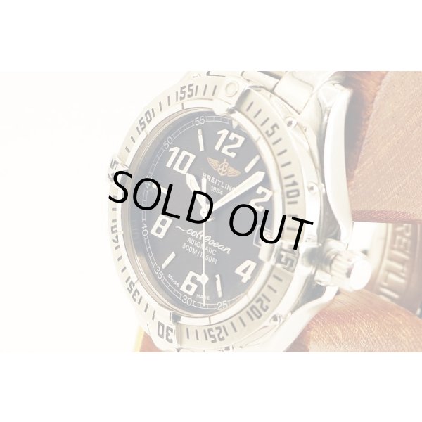 ブライトリング　コルトオーシャン　Ａ１７３５０　黒文字盤　サイド拡大