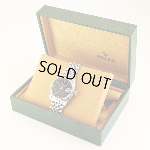 ロレックス　１６２２０　 Ｐ番（２０００年）　黒文字盤　箱