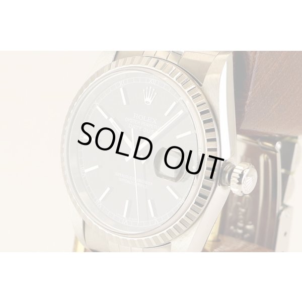 ロレックス　１６２２０　 Ｐ番（２０００年）　黒文字盤　サイド拡大