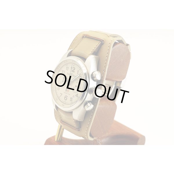 ベル＆ロス　ビンテージクロノグラフ１２６　デザートタイプ　サンド文字盤　サイド