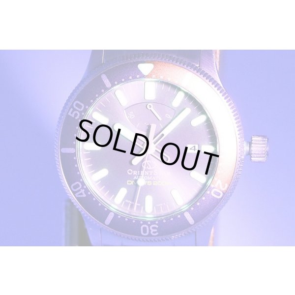 オリエントスター　ダイバー２００ｍ　ＲＫ－ＡＵ０３０８　ガンメタル文字盤　ライト