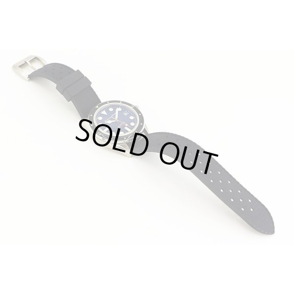 スピニカ　ケーヒル　ＳＰ５０７５－２２　紺文字盤　ラバーベルト状態　表面