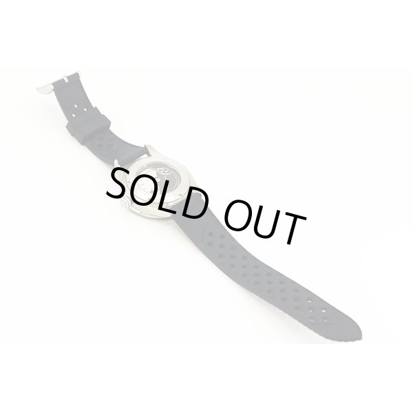 スピニカ　ケーヒル　ＳＰ５０７５－２２　紺文字盤　ラバーベルト状態　裏面