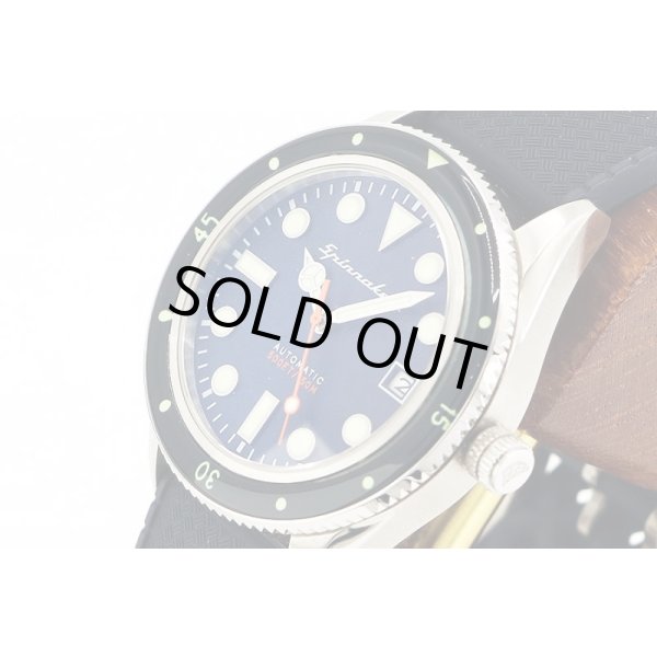 スピニカ　ケーヒル　ＳＰ５０７５－２２　紺文字盤　サイド拡大