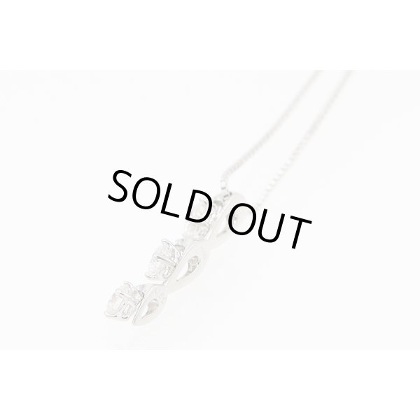 PT850/900 ダイアイリペンダントネックレス 0.60ct 4.90g　側面