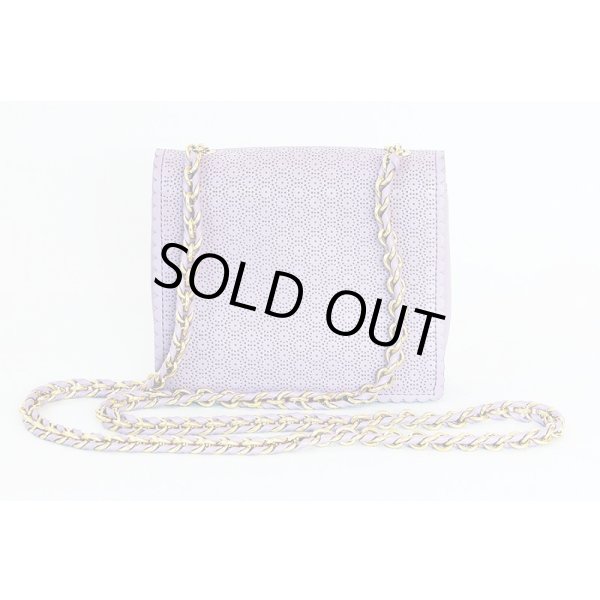 サルヴァトーレフェラガモ　チェーンショルダーバック FZ-21E999 パープル　裏面