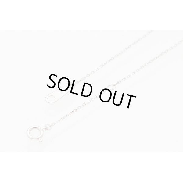 ヴァンドーム　K18WG ダイアイリペンダントネックレス 2.20g　留め具外したイメージ